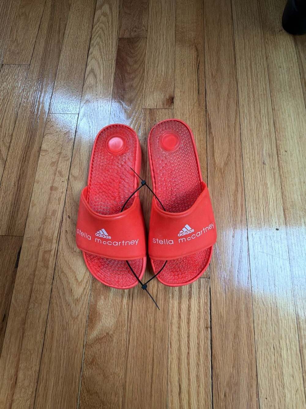 Adidas by Stella McCartney Adissage Recovery Slide Sandals Red